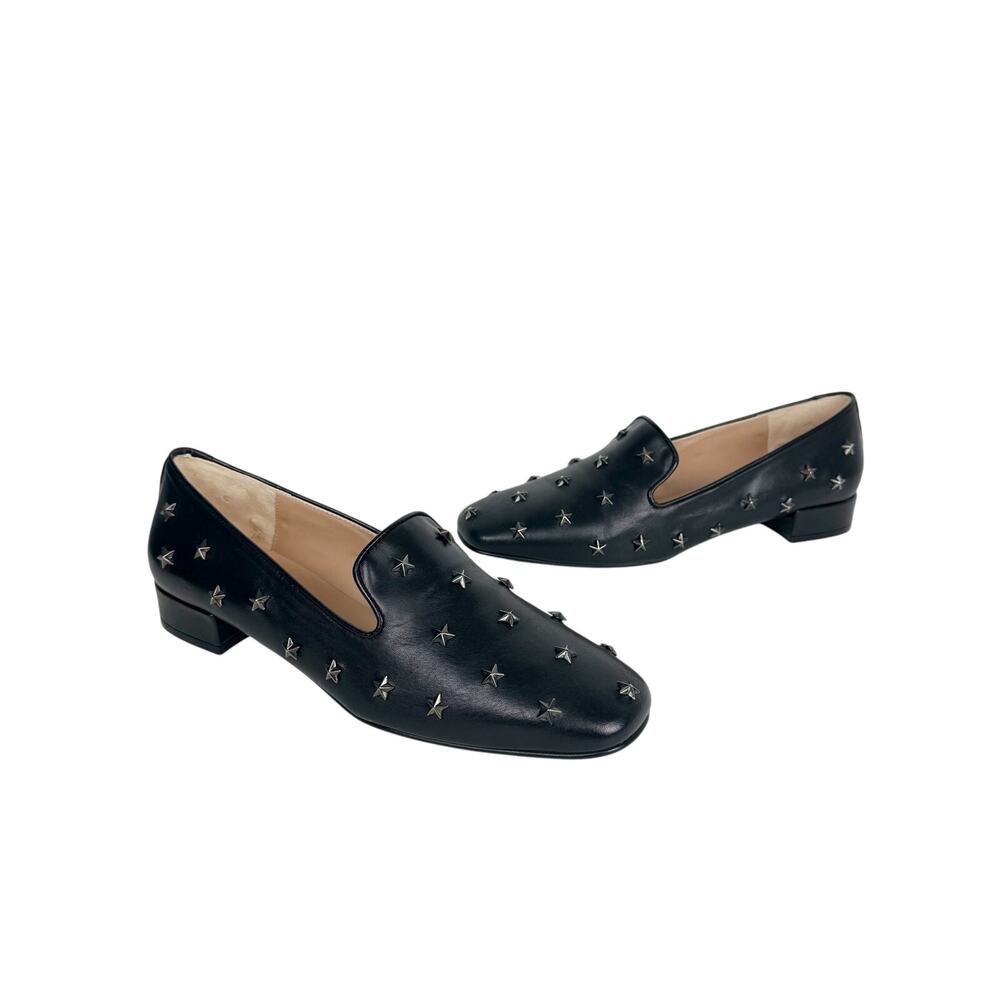 Jon Josef Pandora Star Loafers Black Leather Slip On Spain Sz 9